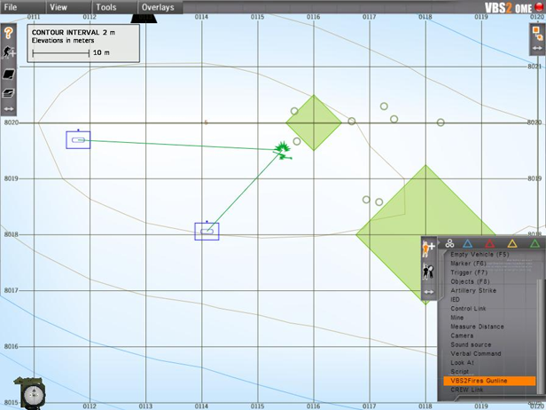 ∆ Image 13b: VBS2 Object Properties view of the VBS2Strike asset - Rotary-Wing